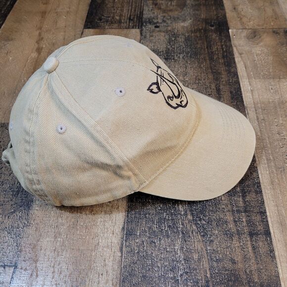 New Yamaha RHINO Brown Adjustable Snapback Hat One Size FLAW‎ - Picture 5 of 8